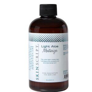 Skincare Skinscript Light Aloe Moisturizer 8 oz normalizes and hydrates skin